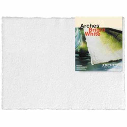 Arches Watercolor Paper  22" x 30" - (1 Sheet, 140lb) Cold Press, Brite White
