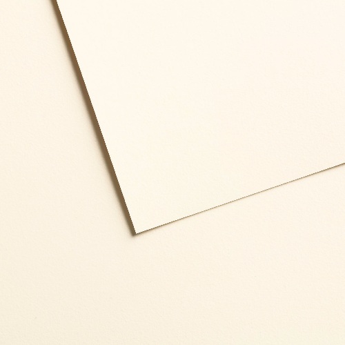 Canson Mi-Teintes Velvet Sheets 19.69" x 25.6" - Cream White