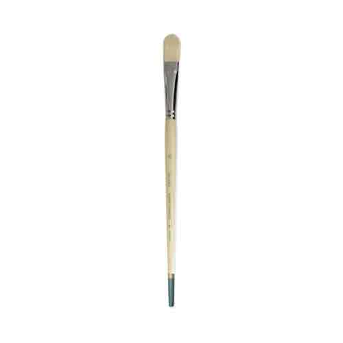 Daler Rowney Robert Simmons Signet Bristle Brush - Filbert, Long Handle, Size 10  DR222142010