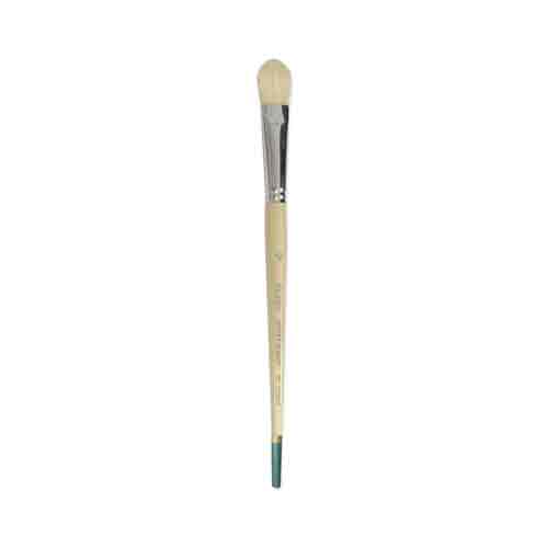 Daler Rowney Robert Simmons Signet Bristle Brush - Filbert, Long Handle, Size 12  DR222142012