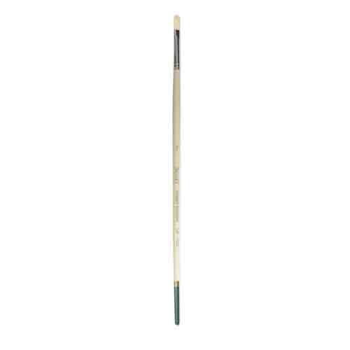 Daler Rowney Robert Simmons Signet Bristle Brush - Flat, Long Handle, Size 2  DR222144002