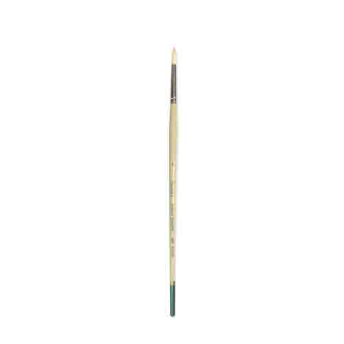 Daler Rowney Robert Simmons Signet Bristle Brush - Round, Long Handle, Size 4  DR222145004