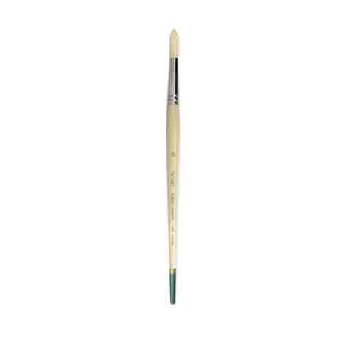 Daler Rowney Robert Simmons Signet Bristle Brush - Round, Long Handle, Size 10  DR222145010