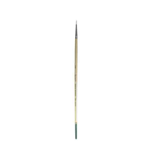 Daler Rowney Robert Simmons Signet Bristle Brush - Round, Long Handle, Size 2/0  DR222145098