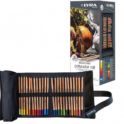 Lyra Rembrandt Polycolor Pencils Roll 24 Pcs   LYL2004240