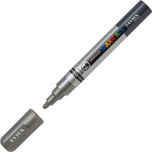 Lyra Graduate Mark All Acrylic Paint Marker 2mm - Silver LYL6820251