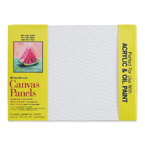 Strathmore 300 Series Canvas Panels  9" x 12" (8pk) ST311-09