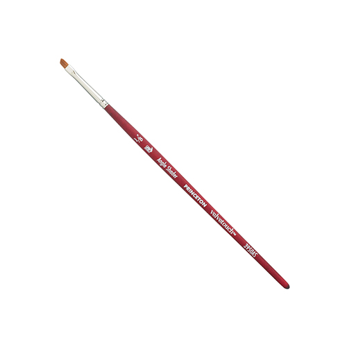 Princeton Velvetouch Mixed Media Brush - Angle Shader 1/8"
