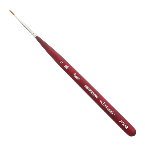 Princeton Velvetouch Mixed Media Brush - Mini, Round #0