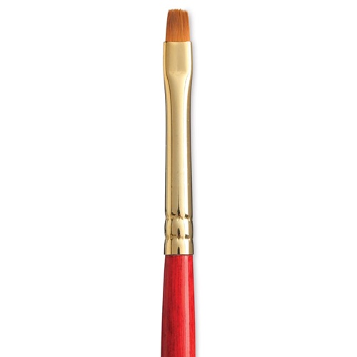 Princeton Heritage Series 4000 Synthetic Sable Brush - Long Handle Bright 4   PRN4000B4