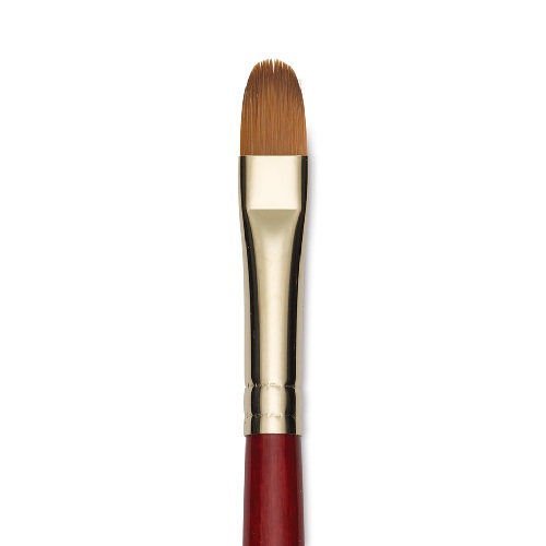 Princeton Heritage Series 4000 Synthetic Sable Brush - Long Handle Filbert 16  PRN4000FB16