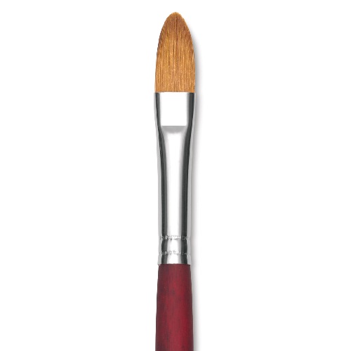 Princeton Heritage Series 4000 Synthetic Sable Brush - Long Handle Filbert 8 PRN4000FB8