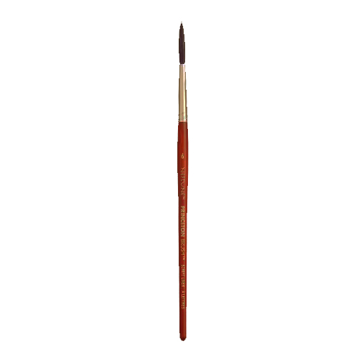 Princeton Neptune Series 4750 Synthetic Squirrel Brush – Short Handle Script Liner 6  PRN4750SC6