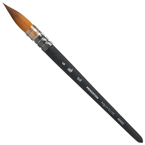 Princeton Aqua Elite Brush for Watercolors - Quill #6