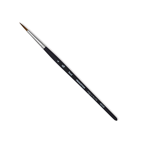 Princeton Aqua Elite Brush for Watercolors - Round #4