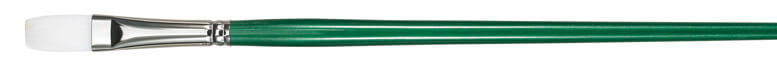 Princeton Summit 6100 Series White Synthetic Long Handle Brush for Oil & Acrylic - Flat 20