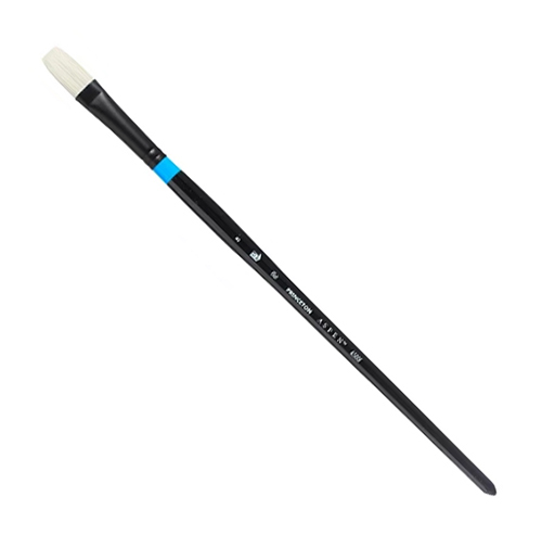Princeton Aspen 6500 Series Brush for Oil & Acrylic - Long Handle Flat #8