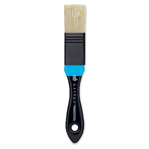 Princeton Aspen 6500 Series Brush for Oil & Acrylic - Short Handle Flat Mottler 1"