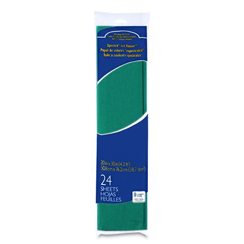 Spectra Bleeding Tissue Paper 20" x 30" - (24 Sheets) Emerald Green