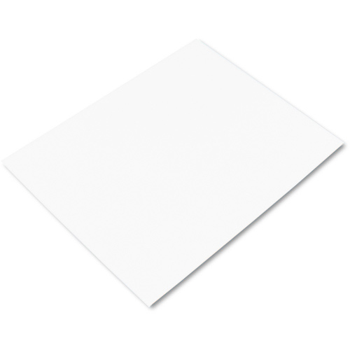 Pacon Railroad Poster Board 22" x 28" - 6 Ply White