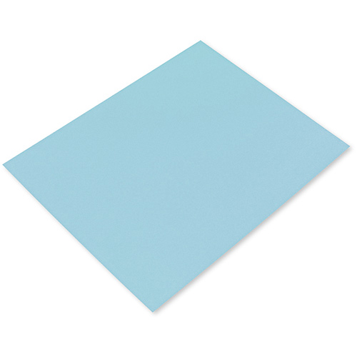 Pacon Railroad Poster Board 22" x 28" - (100 Sheets) 4 Ply Light Blue (Azure)