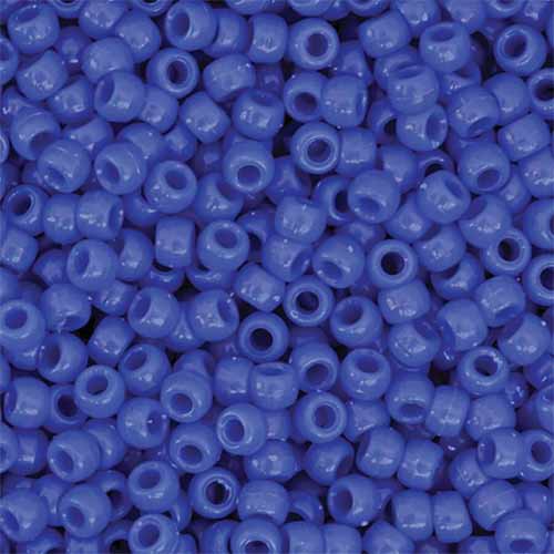 Pony Beads 6mmx9mm- Blue (1000ct)