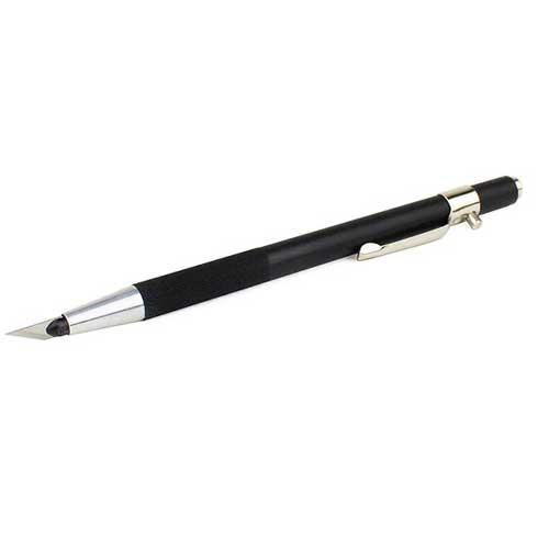 Excel #K47 Executive Retractable Pen Knife with pocket clip