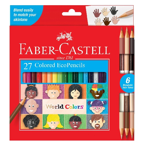 Faber-Castell World Colors Colored EcoPencils (27ct)  FC120124CCE