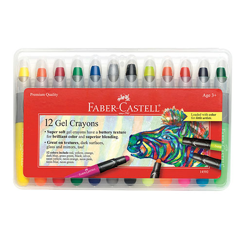 Faber-Castell Gel Crayons- 12ct