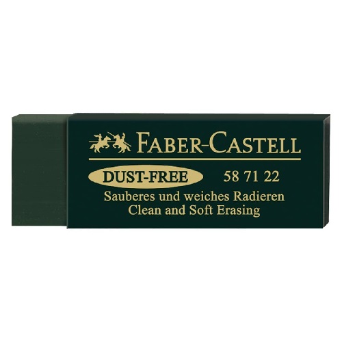 Faber Castell Dust Free Green Vinyl Eraser each