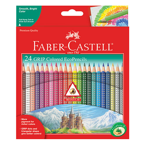 Faber Castell Grip Colored EcoPencils- 24ct  FC9121024