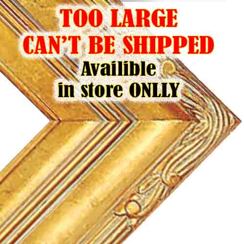 Series 607 Gold Deluxe Museum Frame - IN STORE PICK UP ONLY- CAN NOT SHIP - 24" x 36"