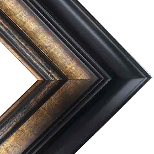 Series 75-AGB Antique Bronze Frame    12" x 16"