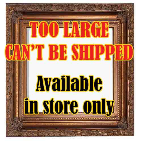 Series 9202 Dark Gold Ornate Frame  - IN STORE PICK UP ONLY- CAN NOT SHIP - 36" x 48"