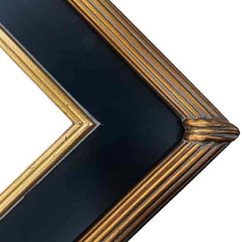 Series M2-BG  Black & Gold Plein Air Frame - 8" x 10"