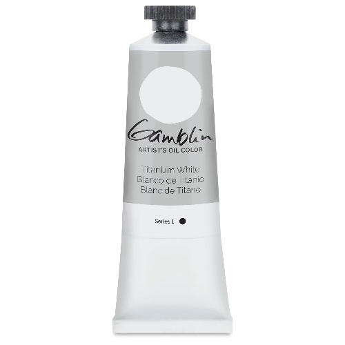 Gamblin Artists Oil Colors  (1.25oz/37ml) Fast Dry Titanium White  1840