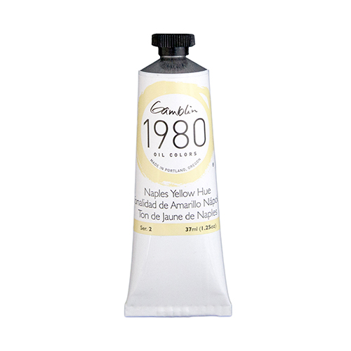 Gamblin 1980 Oil Colors  (1.25oz/37ml) Naples Yellow