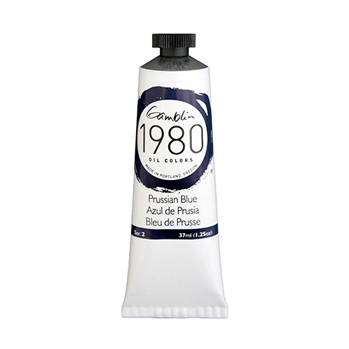 Gamblin 1980 Oil Colors  (1.25oz/37ml) Prussian Blue