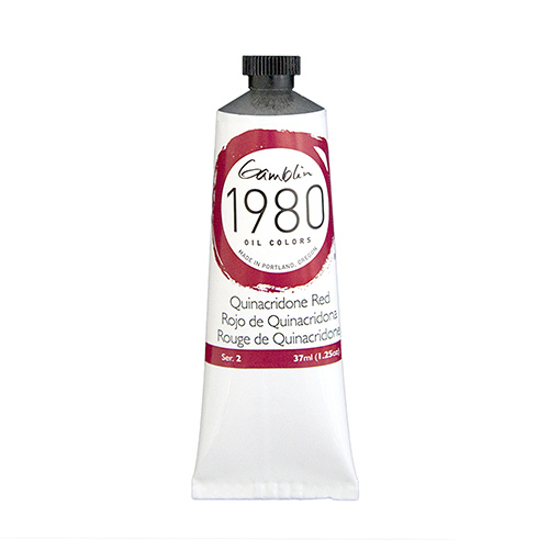Gamblin 1980 Oil Colors  (1.25oz/37ml) Quinacridone Red