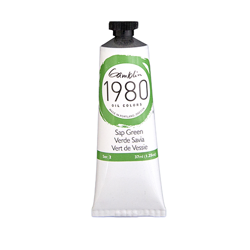Gamblin 1980 Oil Colors  (1.25oz/37ml) Sap Green