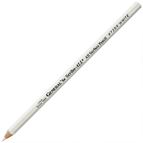 General's Scribe-All Pencil - White