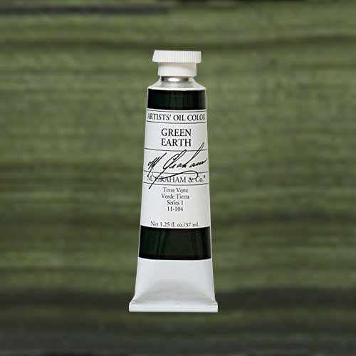 M. Graham & Co. Oil Paint - (1.25oz/37ml) Green Earth