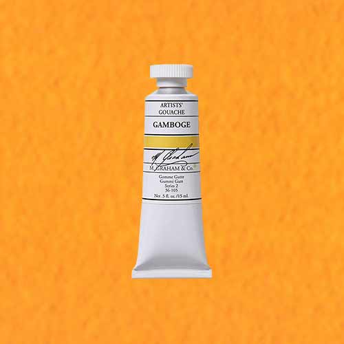 M. Graham & Co. Gouache Paint  (0.5oz/15ml) Gamboge