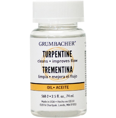 Grumbacher Turpentine - (2.5oz/74ml)  568-2