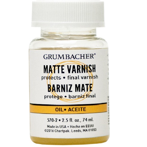 Grumbacher Matte Varnish - (2.5oz/74ml)  570-2
