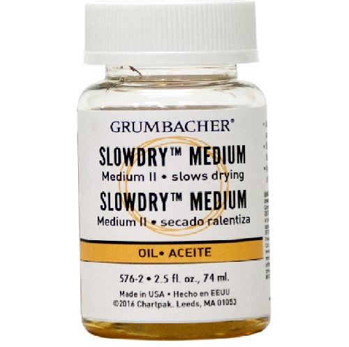 Grumbacher Slow Dry Oil Painting Medium II - (2.5oz/74ml)  576-2