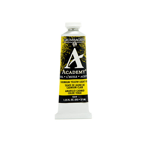 Grumbacher Academy Oil Paint - (1.25oz/37ml) Cadmium Yellow Light Hue
