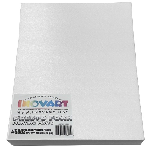 Inovart Presto Foam Printing Plates 9" x12"- 48pkg