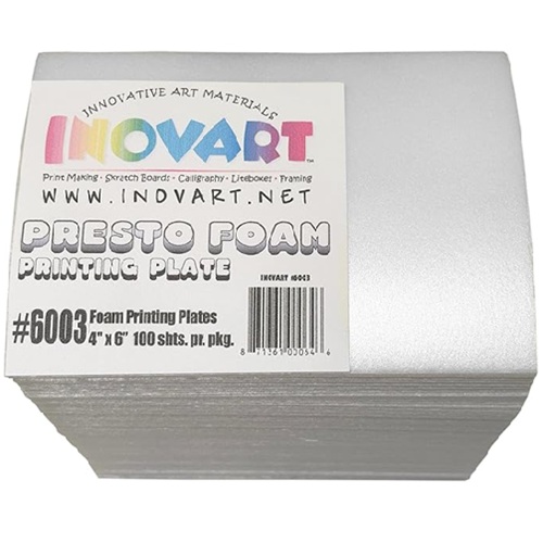 Inovart Presto Foam Printing Plates 4"x6"- 100pkg