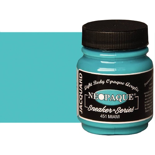 Jacquard Neopaque Fabric Paint- (2.25oz/70ml) Miami 1451